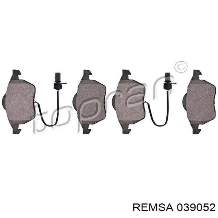 Передні тормозні колодки 039052 Remsa