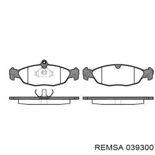 Купити 039300 Remsa Колодки гальмівні передні, дискові