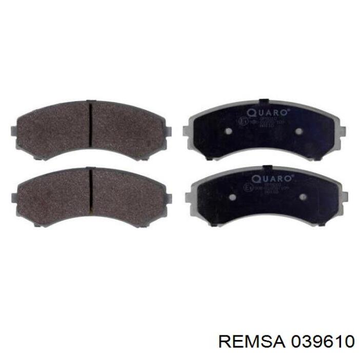 039610 Remsa Передні гальмівні колодки