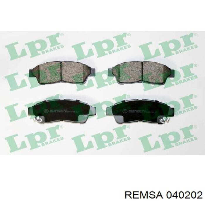 Передні тормозні колодки 040202 Remsa