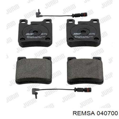 Задні дискові колодки Remsa 040700