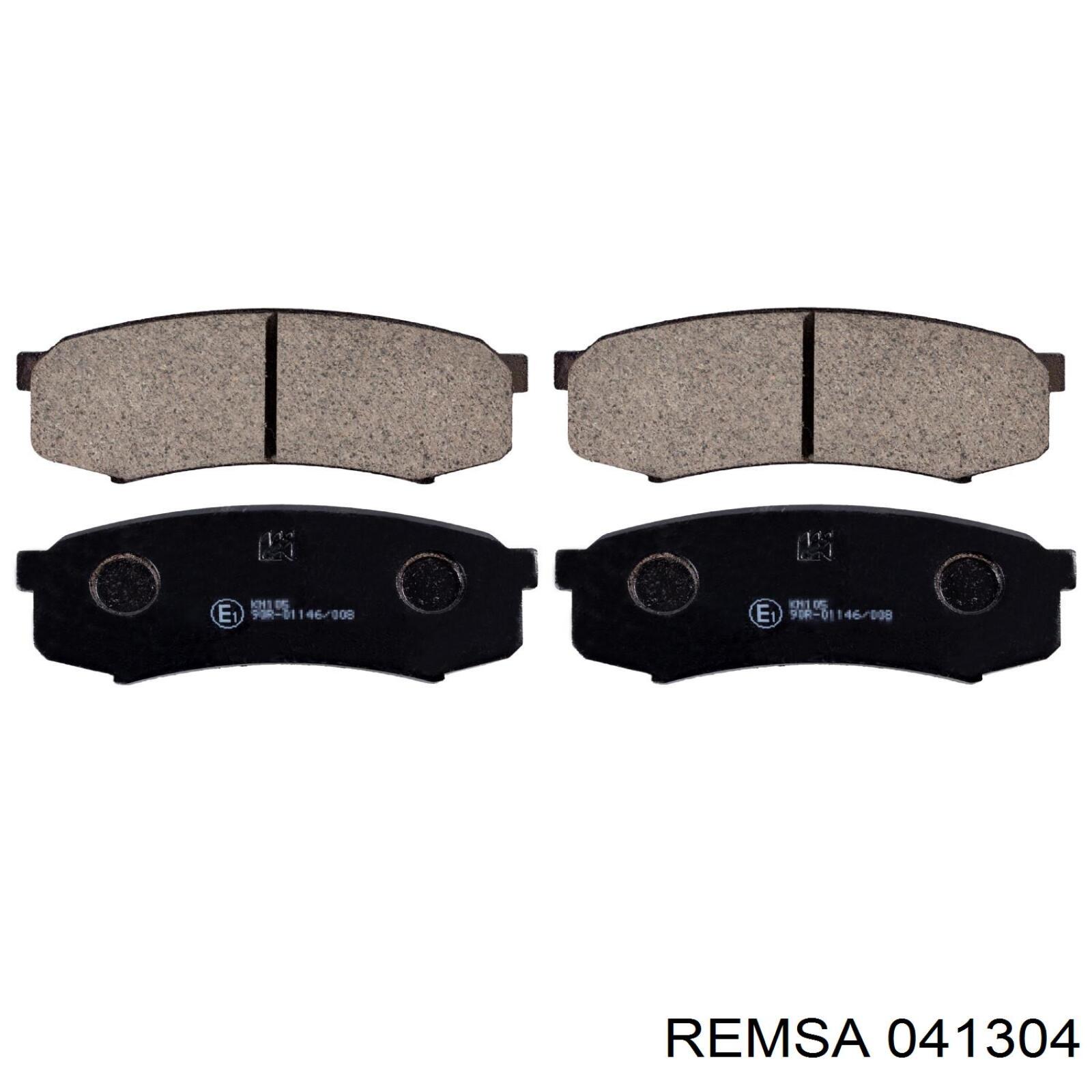 Задні гальмівні колодки Remsa 041304 ціна, від 20.50 USD