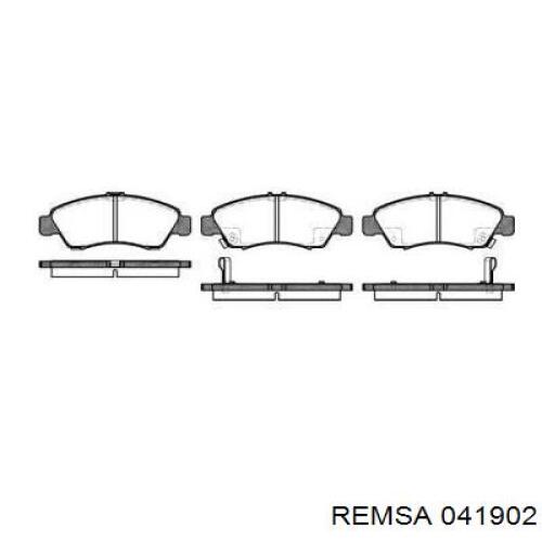 041902 Remsa колодки гальмівні передні, дискові