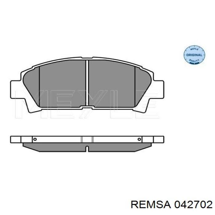 Тормозні колодки Remsa 042702