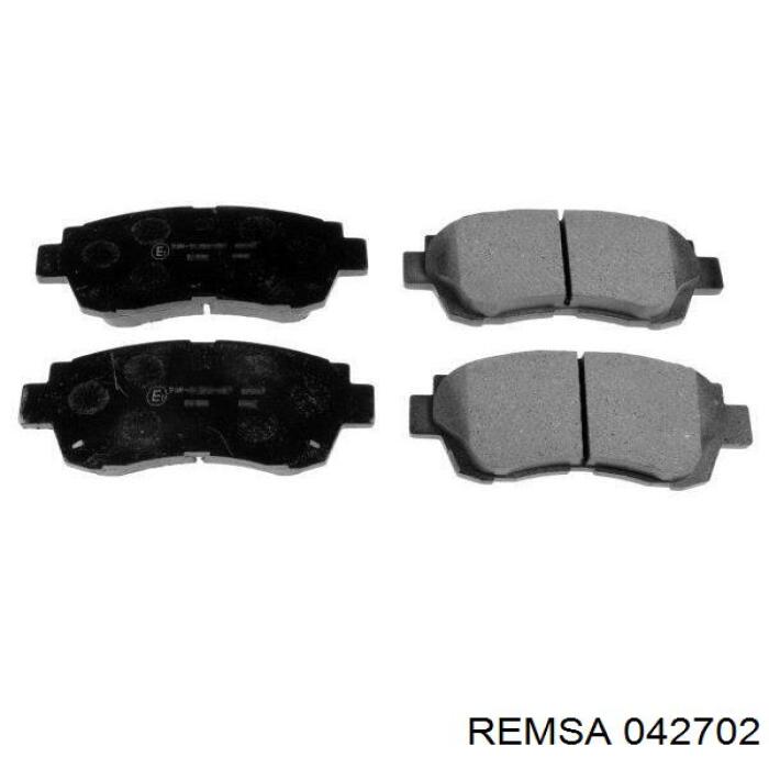 Передні тормозні колодки 042702 Remsa