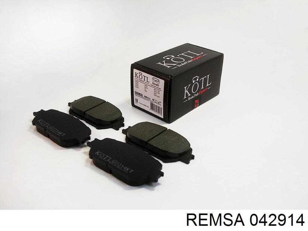 Тормозні колодки Remsa 042914