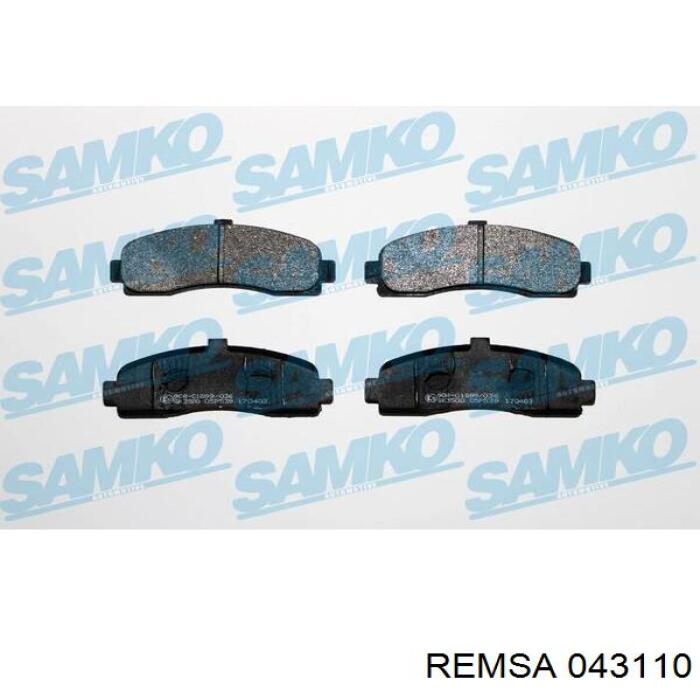 Тормозні колодки Remsa 043110