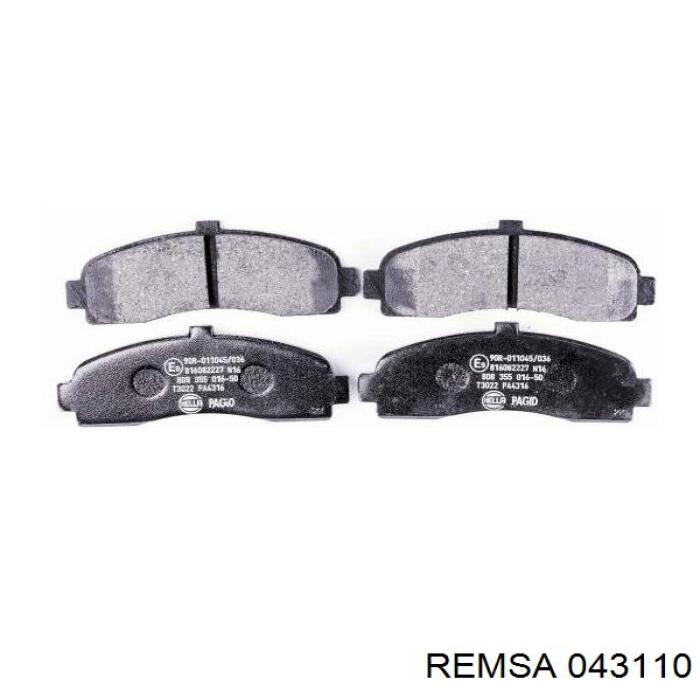 Гальмівні колодки Remsa 043110 ціна, від 17.69 USD