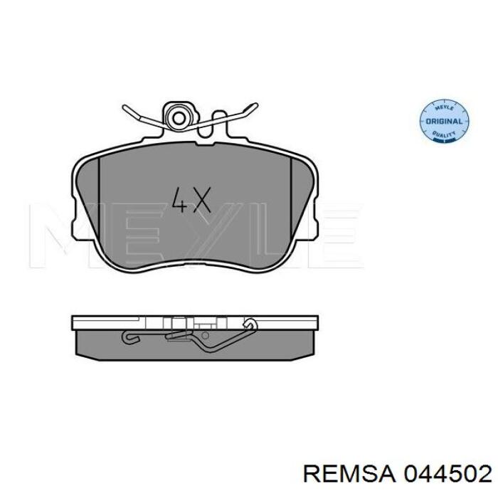 Тормозні колодки Remsa 044502