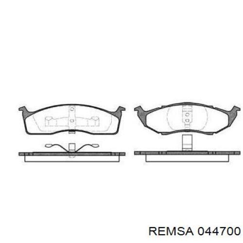Гальмівні колодки Remsa 044700 ціна, від 27.00 USD