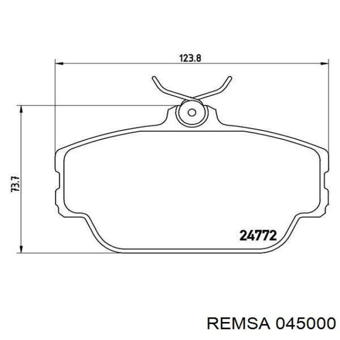 Передні тормозні колодки 4F1Z2001AA Ford