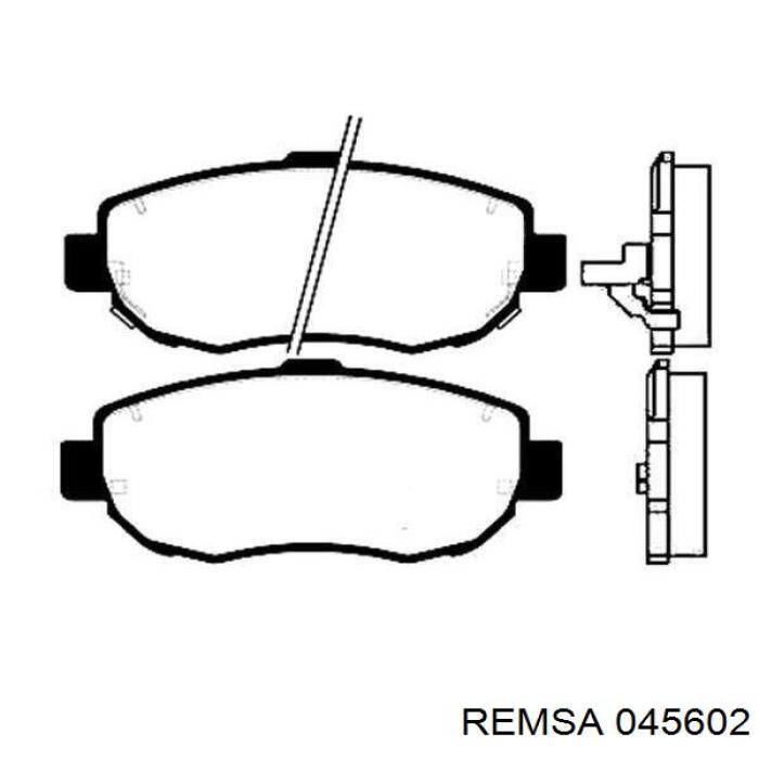Передні тормозні колодки 045602 Remsa