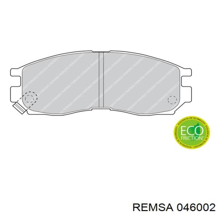 Тормозні колодки Remsa 046002