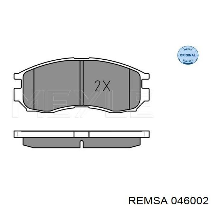 046002 Remsa Передні гальмівні колодки