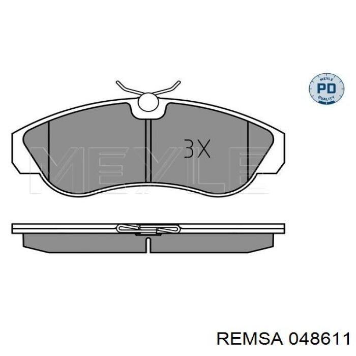 Гальмівні колодки Remsa 048611 ціна, від 24.40 USD