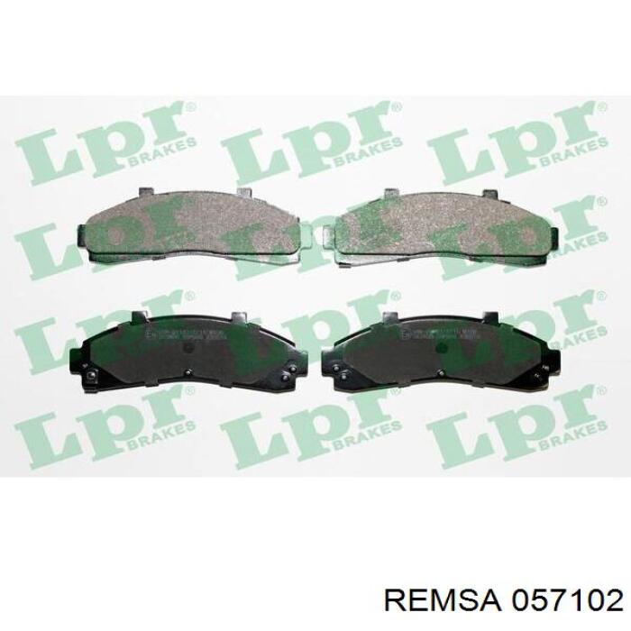Купити 057102 Remsa Колодки гальмівні передні, дискові