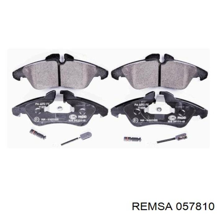 Гальмівні колодки Remsa 057810 ціна, від 22.09 USD