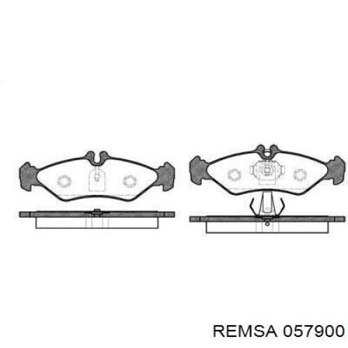 Задні дискові колодки Remsa 057900
