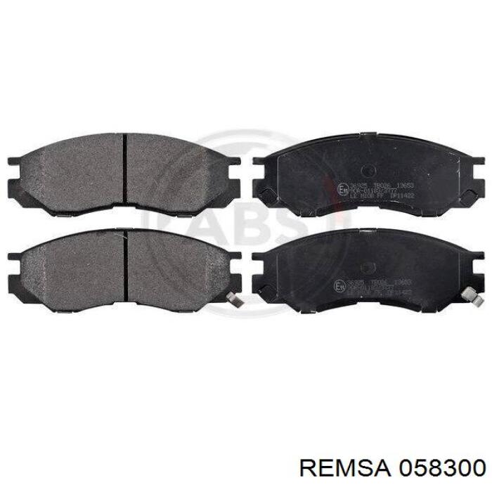 Гальмівні колодки Remsa 058300 ціна, від 21.54 USD