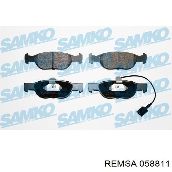 Тормозні колодки Remsa 058811