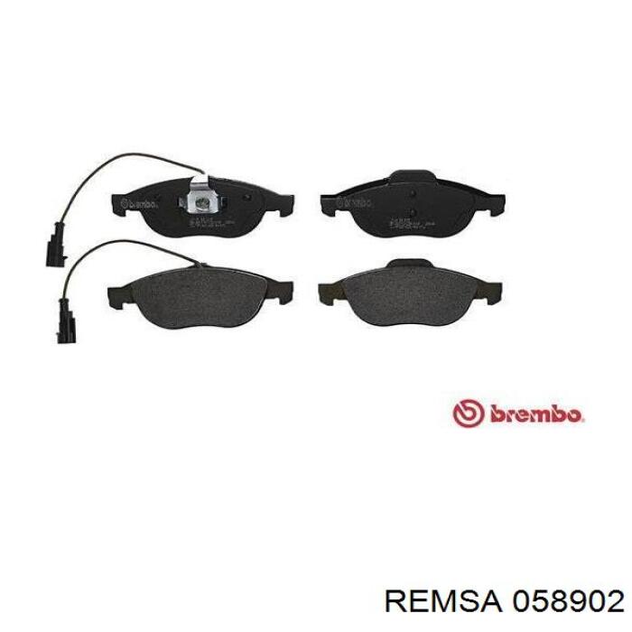 Купити 058902 Remsa Колодки гальмівні передні, дискові