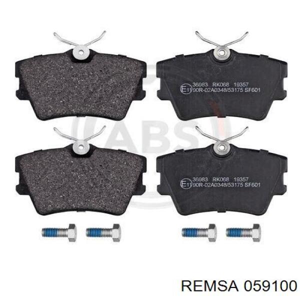 Задні дискові колодки Remsa 059100