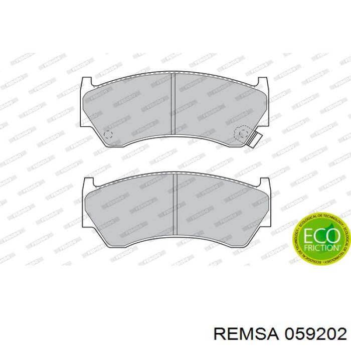 Гальмівні колодки Remsa 059202 ціна, від 16.49 USD
