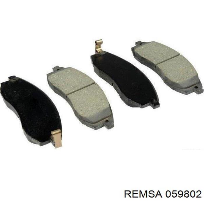 Тормозні колодки Remsa 059802