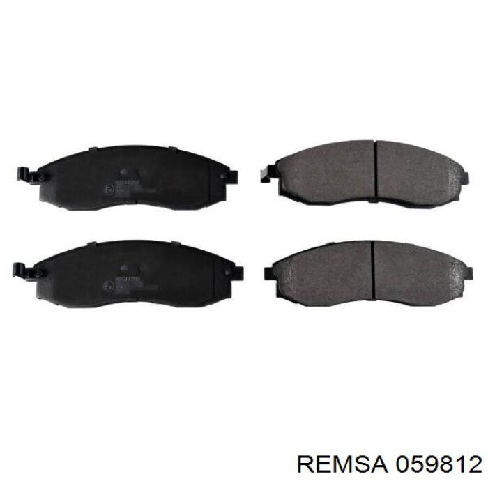 Тормозні колодки Remsa 059812