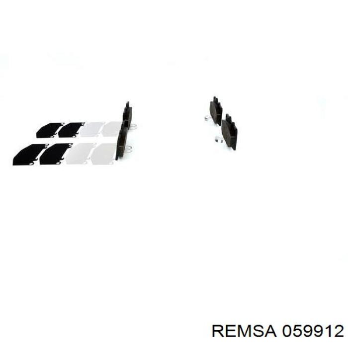 Тормозні колодки Remsa 059912