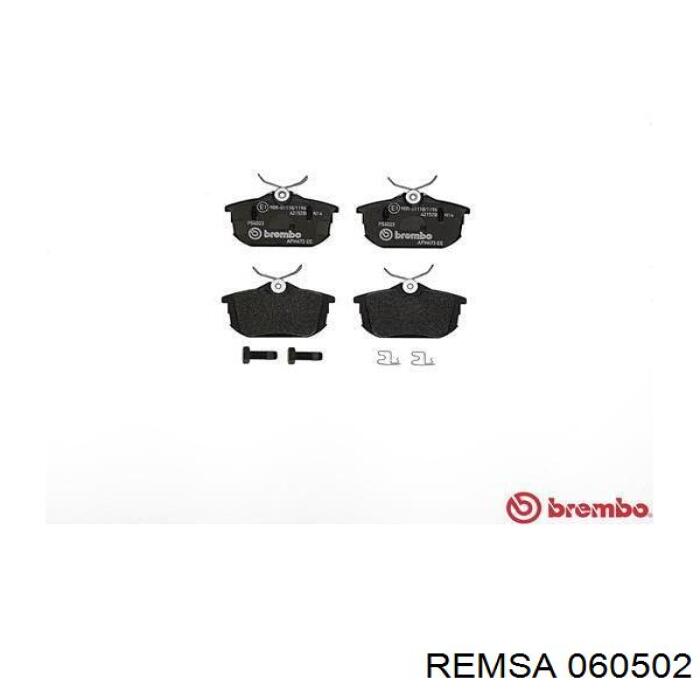 Задні гальмівні колодки Remsa 060502 ціна, від 18.97 USD