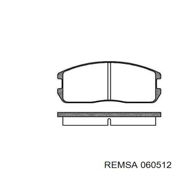 Купити 060512 Remsa Задні колодки