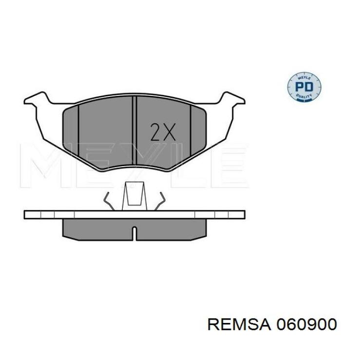 Тормозні колодки Remsa 060900