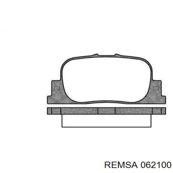 Передні тормозні колодки 062100 Remsa