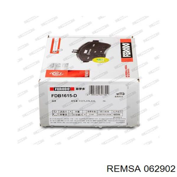Задні дискові колодки Remsa 062902