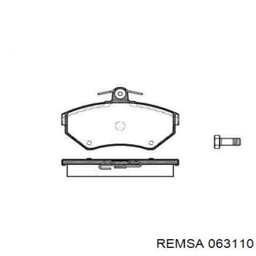 063110 Remsa колодки гальмівні передні, дискові