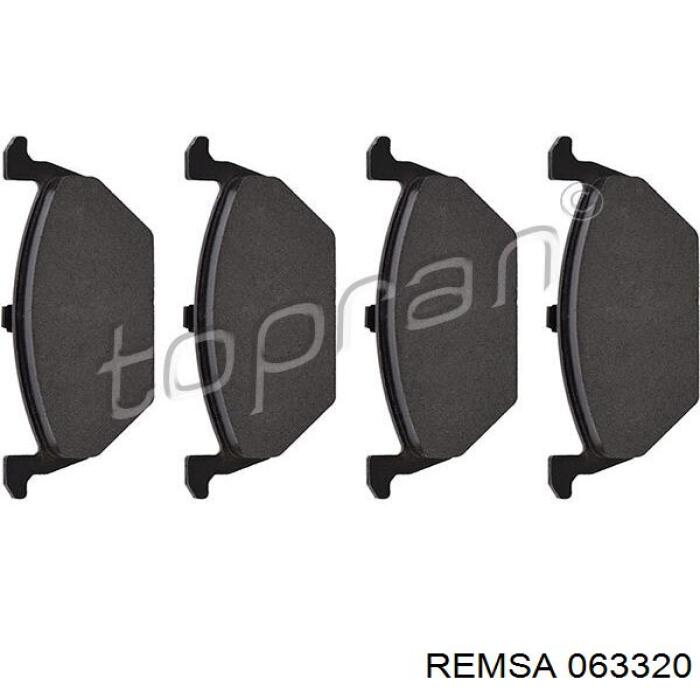 Гальмівні колодки Remsa 063320 ціна, від 24.24 USD