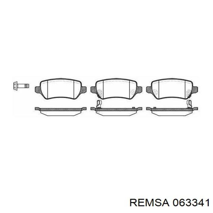 Купити 063341 Remsa Колодки гальмівні передні, дискові