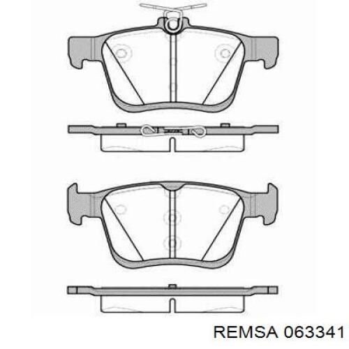 Тормозні колодки Remsa 063341