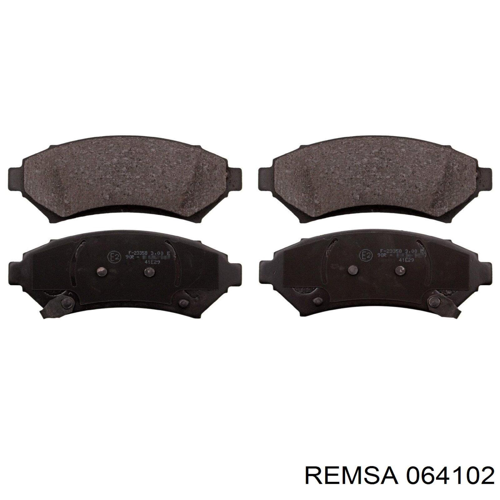Тормозні колодки Remsa 064102