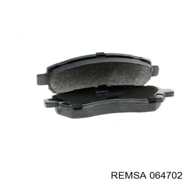 Купити 064702 Remsa Колодки гальмівні передні, дискові