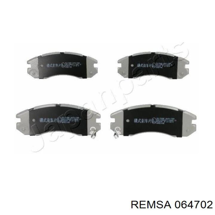 Передні тормозні колодки 064702 Remsa