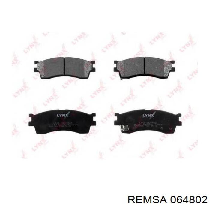 Купити 064802 Remsa Колодки гальмівні передні, дискові