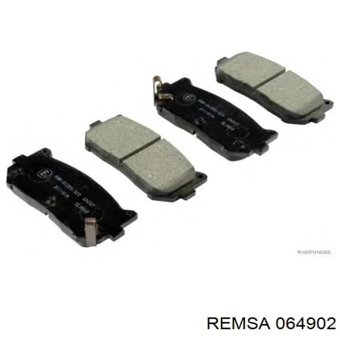 Купити 064902 Remsa Задні колодки