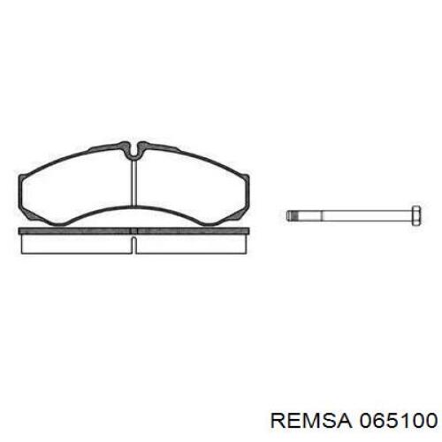 Задні дискові колодки Remsa 065100