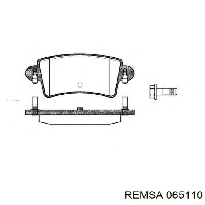 Гальмівні колодки Remsa 065110 ціна, від 30.07 USD