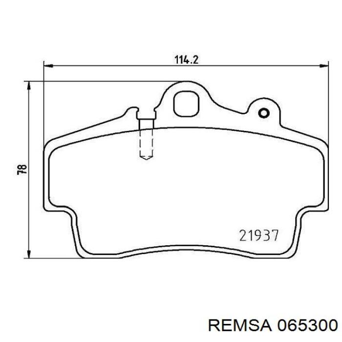 Тормозні колодки Remsa 065300