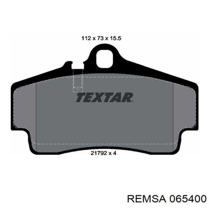 Задні гальмівні колодки Remsa 065400 ціна, від 44.33 USD