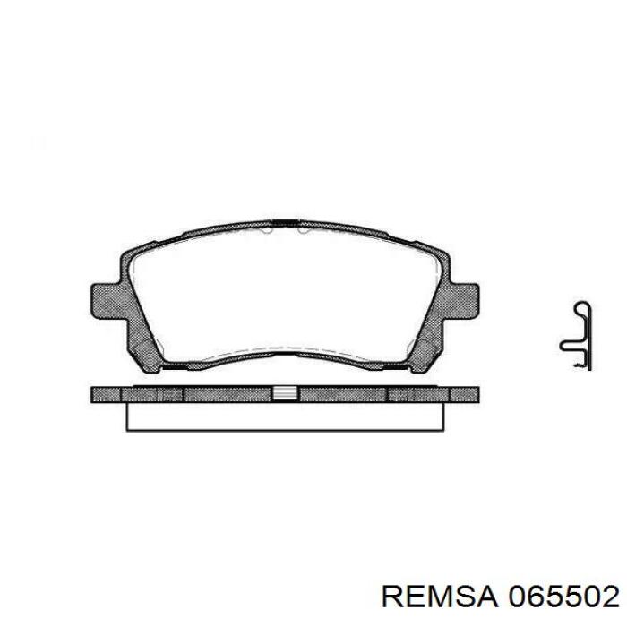 Купити 065502 Remsa Колодки гальмівні передні, дискові