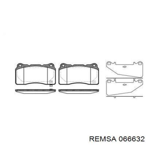 066632 Remsa Передні гальмівні колодки
